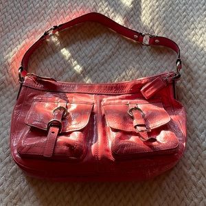 Coach patent leather bag